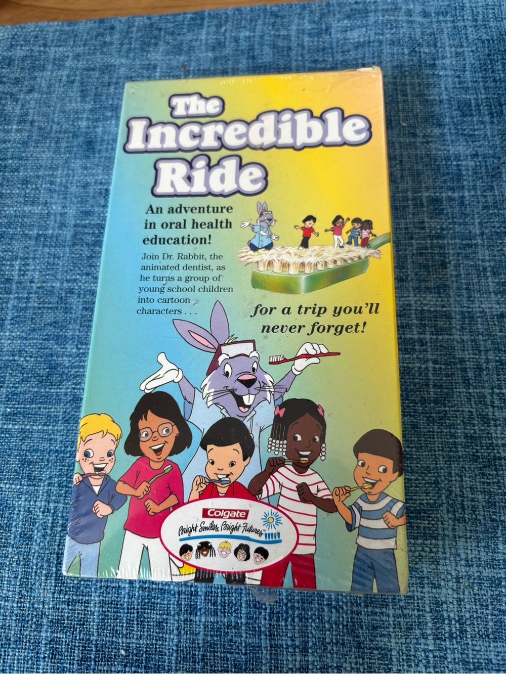 Rare The Incredible Ride Vintage (VHS, 1994) Colgate Kids Animated Video